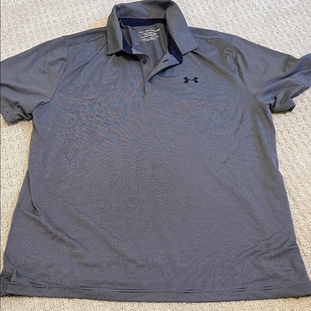 Under Armour Men's Dark Gray Polo Shirt